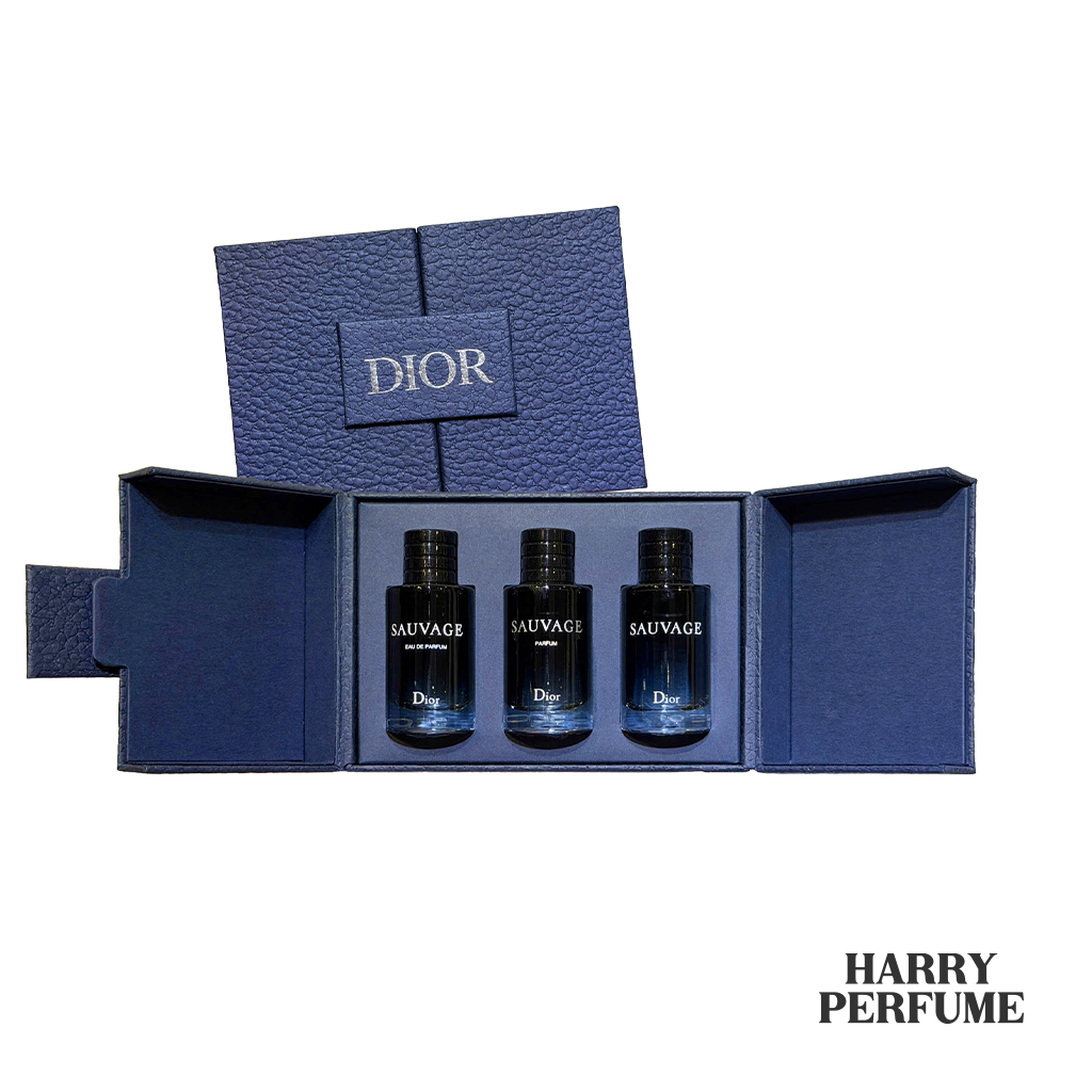 Dior - Set Dior Sauvage 10ml x 3pcs EDT + EDP + Parfum