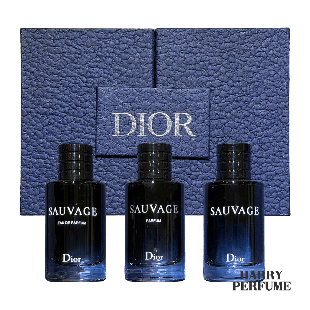 Dior - Set Dior Sauvage 10ml x 3pcs EDT + EDP + Parfum