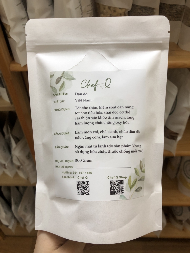 Đậu đỏ canh tác sạch, chất lượng cao