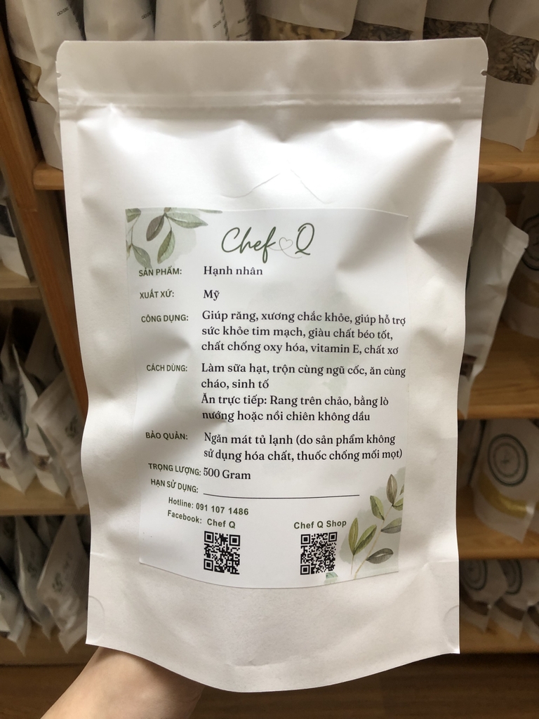 Hạt hạnh nhân Mỹ thơm ngon làm sữa hạt/ăn trực tiếp