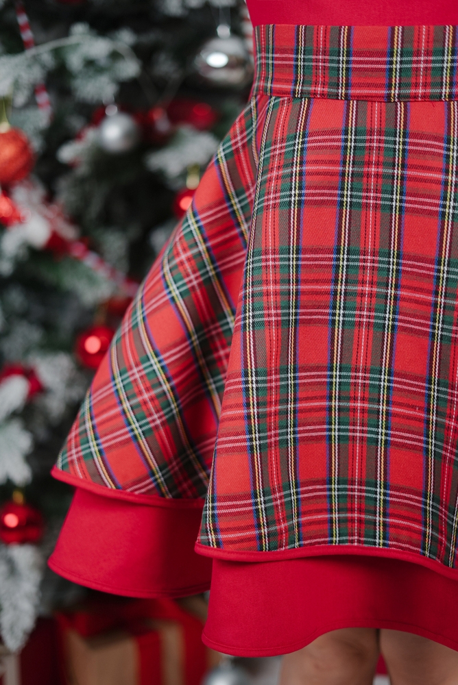 Tạp Dề Giáng Sinh Christmas – Caro– Noel Sang Trọng – Mẹ & Bé – Nấu Ăn & Quà Tặng