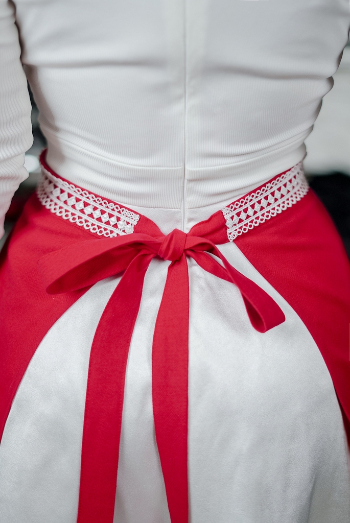 Tạp Dề Đẹp Giáng Sinh Christmas – Linen Phối Ren Cao Cấp – Noel Sang Trọng, Đẹp & Xinh – Set Mẹ & Bé – Nấu Ăn, Làm Bánh & Quà Tặng xinh xắn