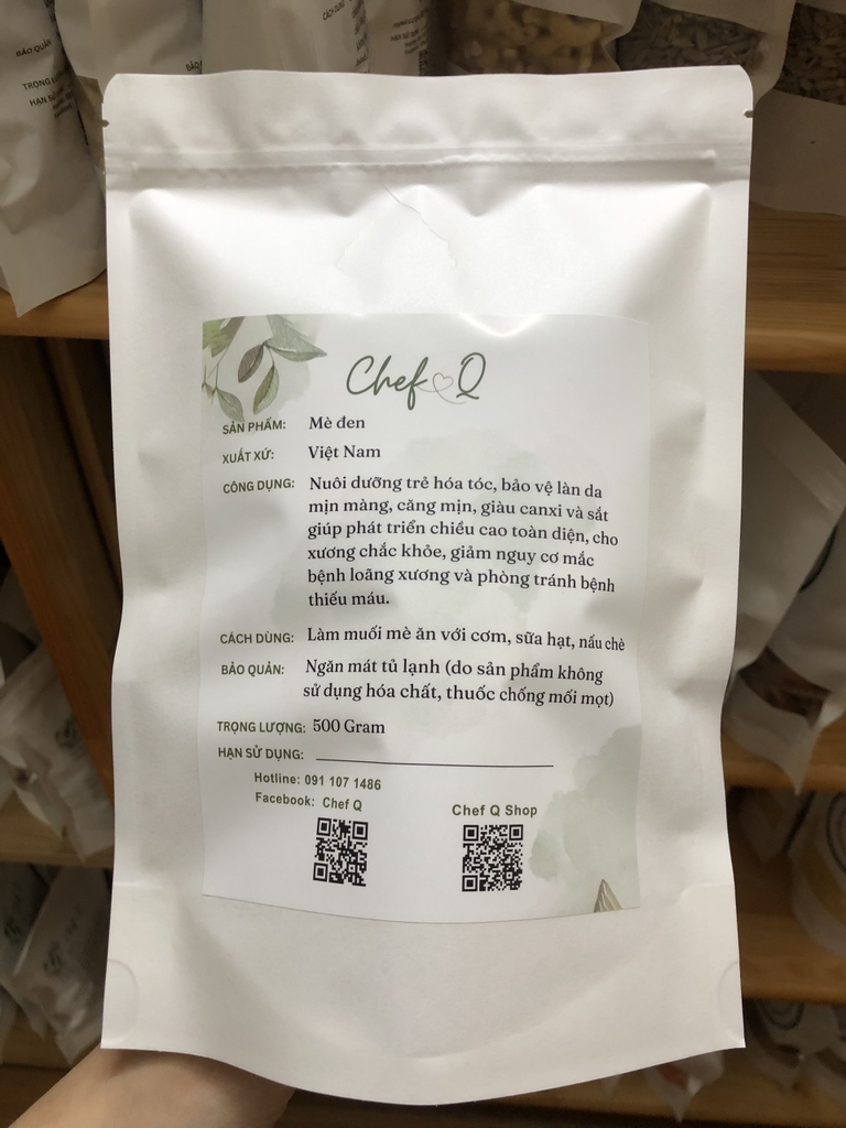 Vừng đen ( mè đen) canh tác sạch, chất lượng cao