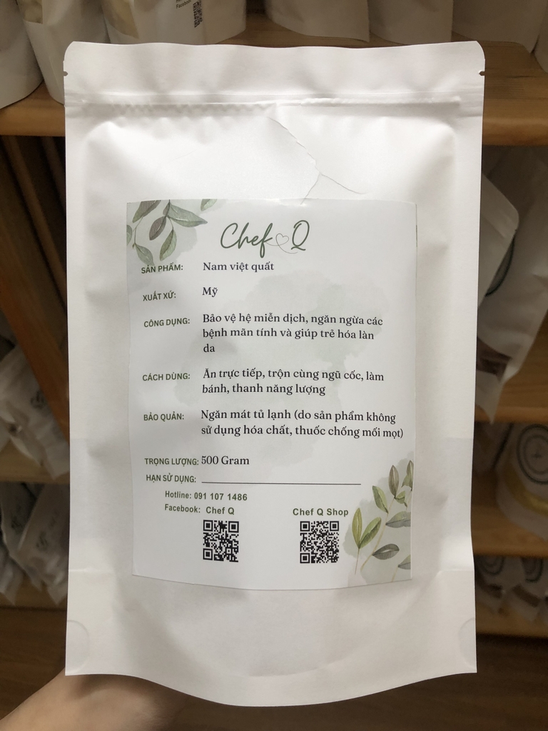 Nam việt quất Mỹ nhập khẩu