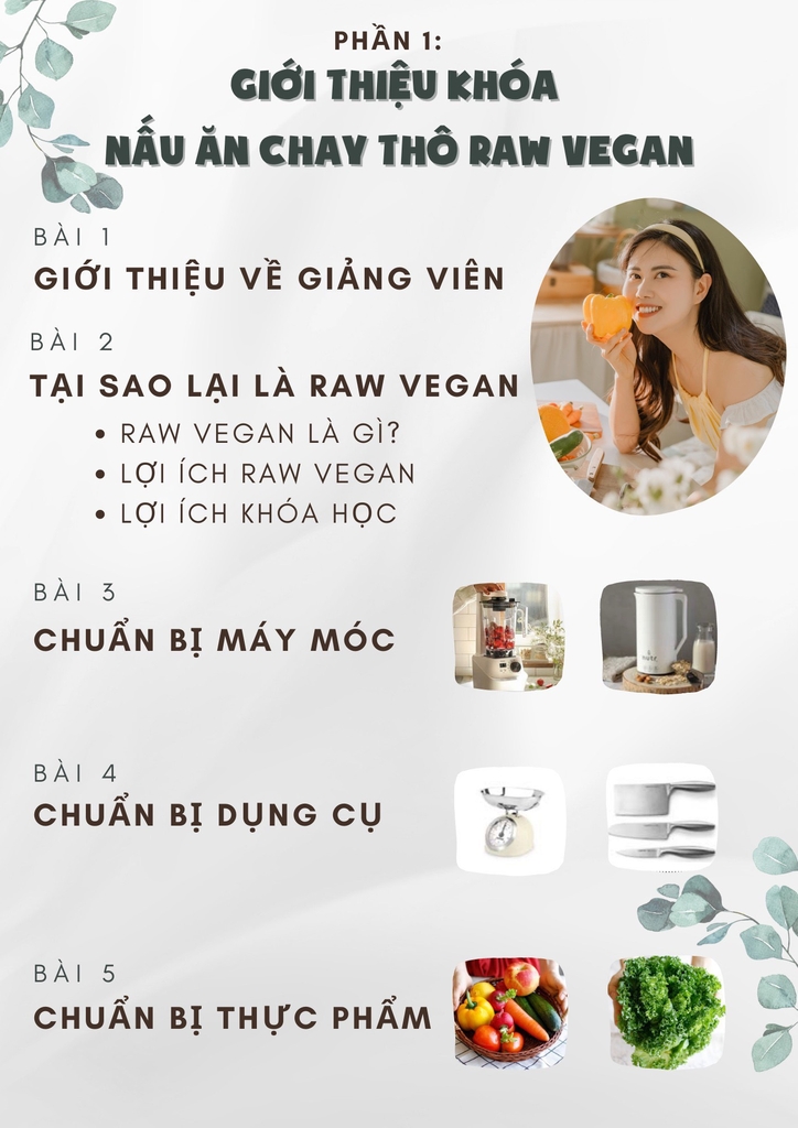 NẤU CHAY THÔ RAW VEGAN