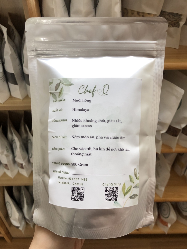 Muối hồng Himalaya 100% tự nhiên