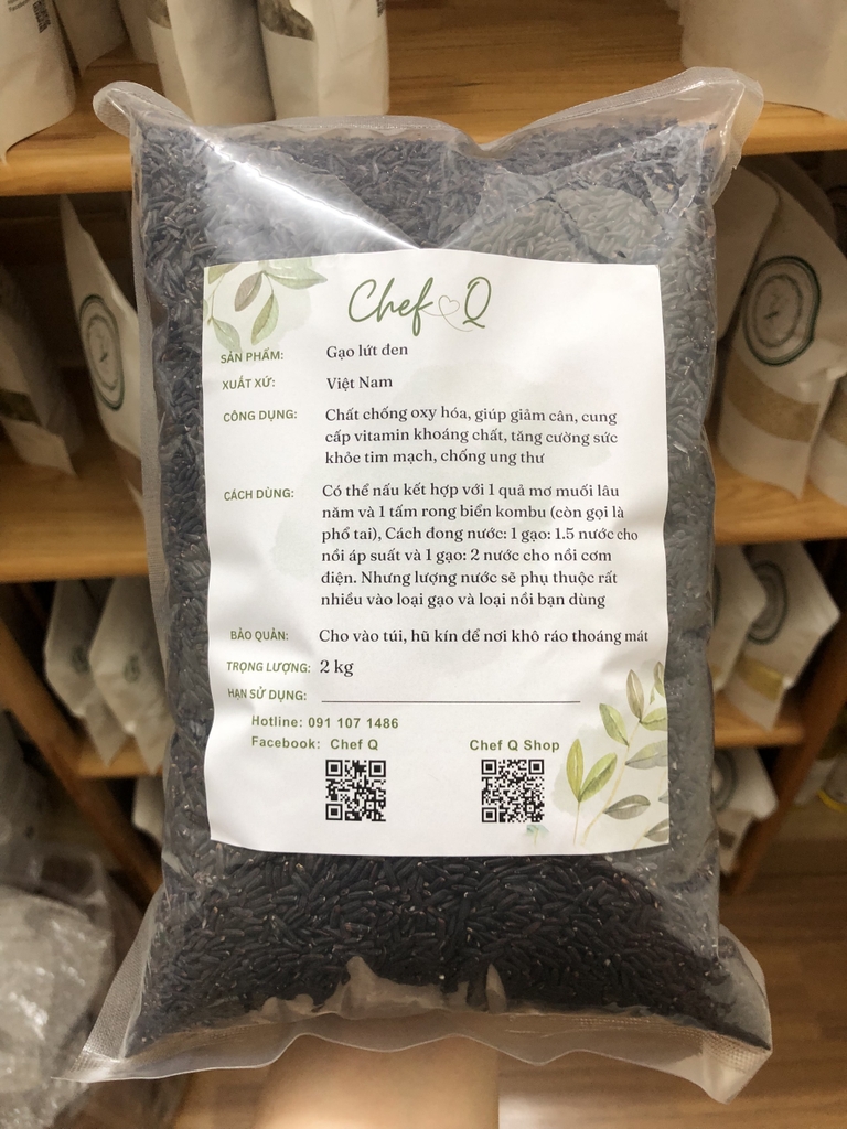 Gạo lứt đen Việt Nam dinh dưỡng, thơm ngon