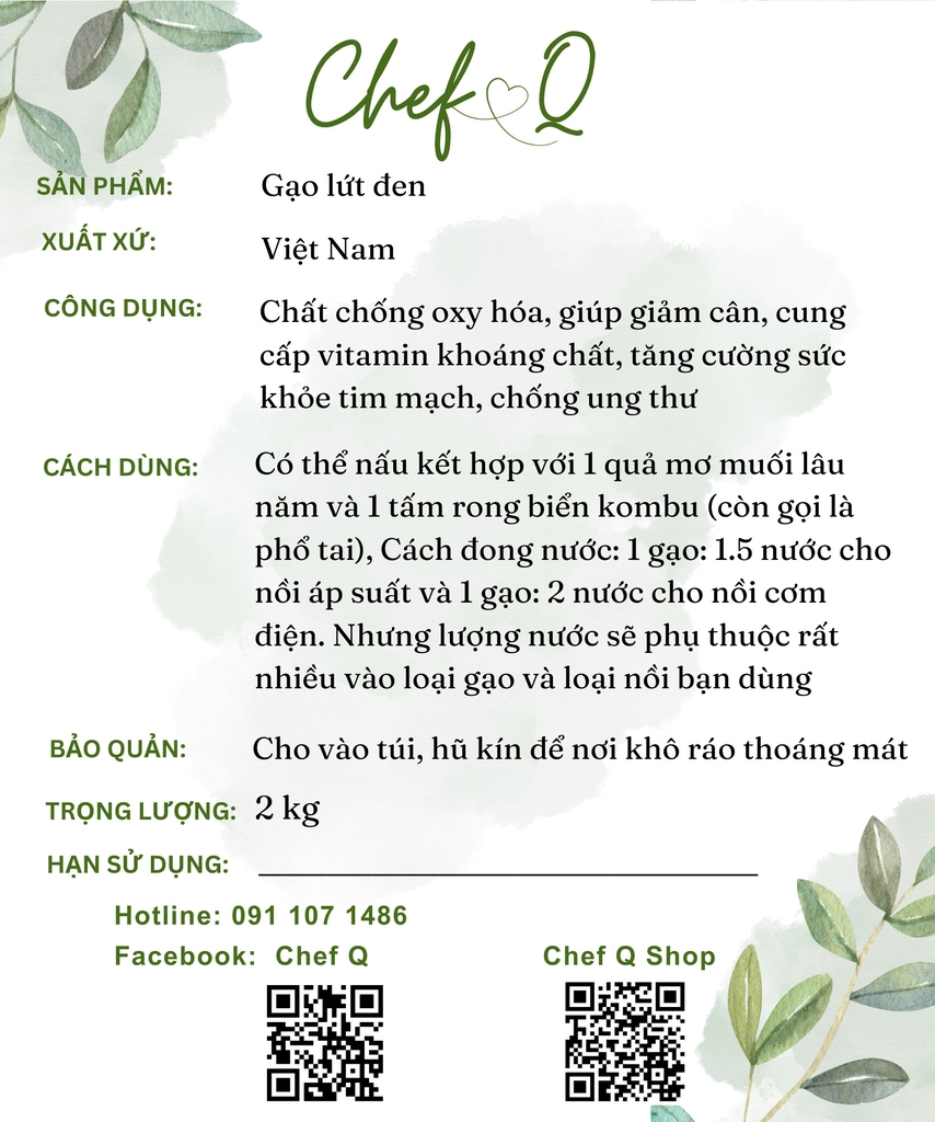 Gạo lứt đen Việt Nam dinh dưỡng, thơm ngon