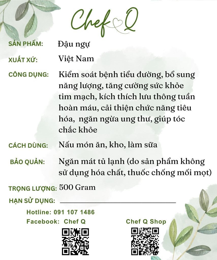 Đậu ngự canh tác sạch, chất lượng cao