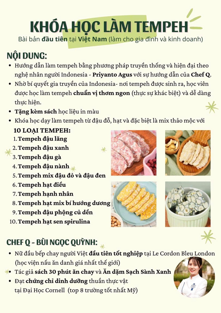 KHÓA LÀM TEMPEH