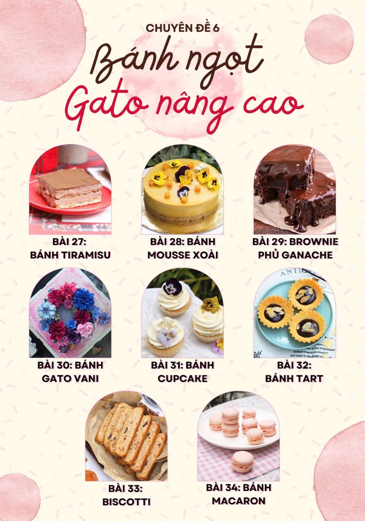 HỌC LÀM BÁNH THUẦN CHAY