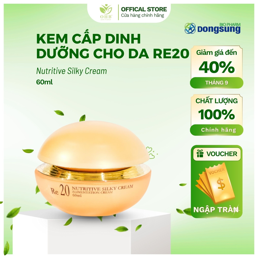 Kem cung cấp dinh dưỡng cho da Re20 Nutritive Silky Cream