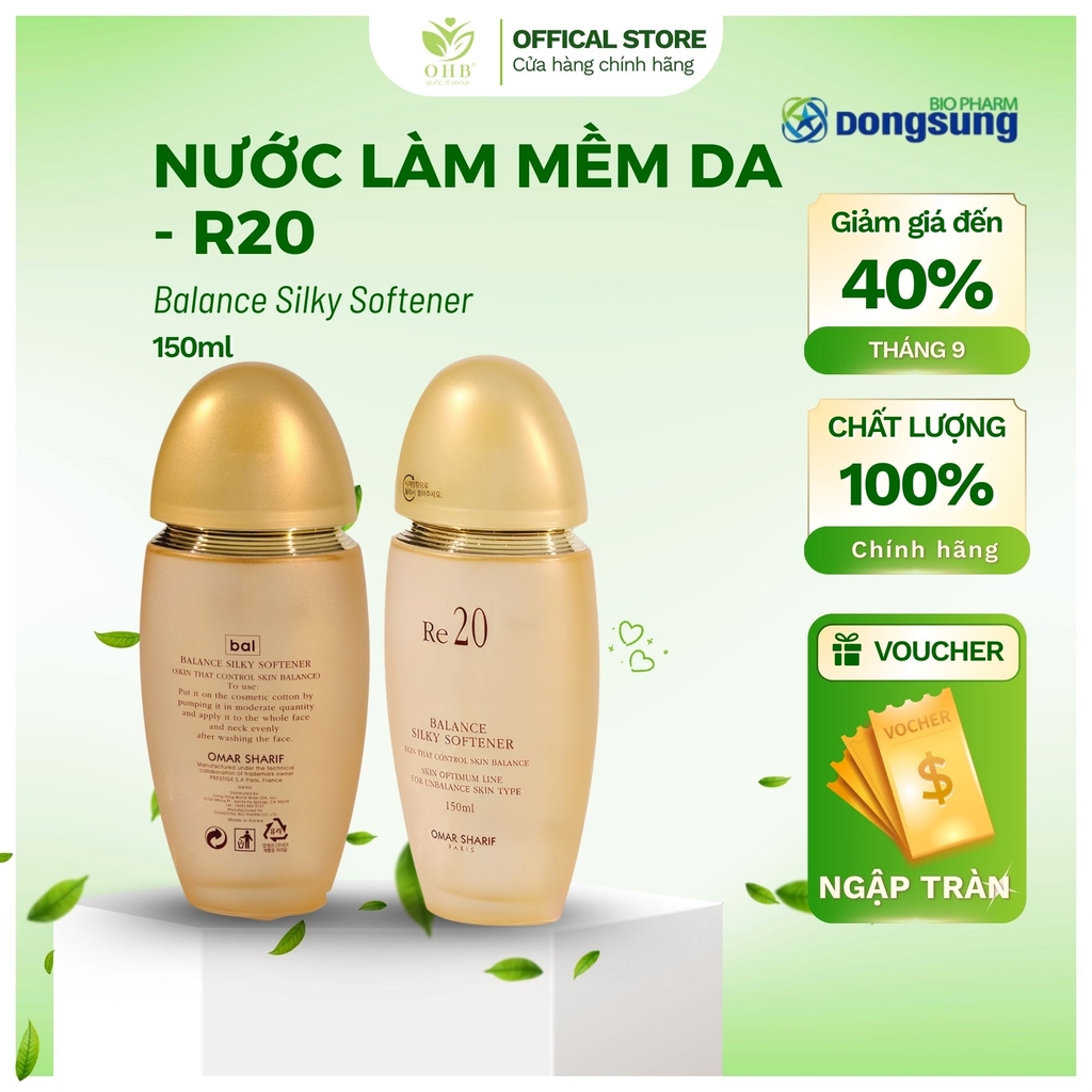 Nước làm mềm da - R20 Balance Silky Softener - Dongsung Cosmetic