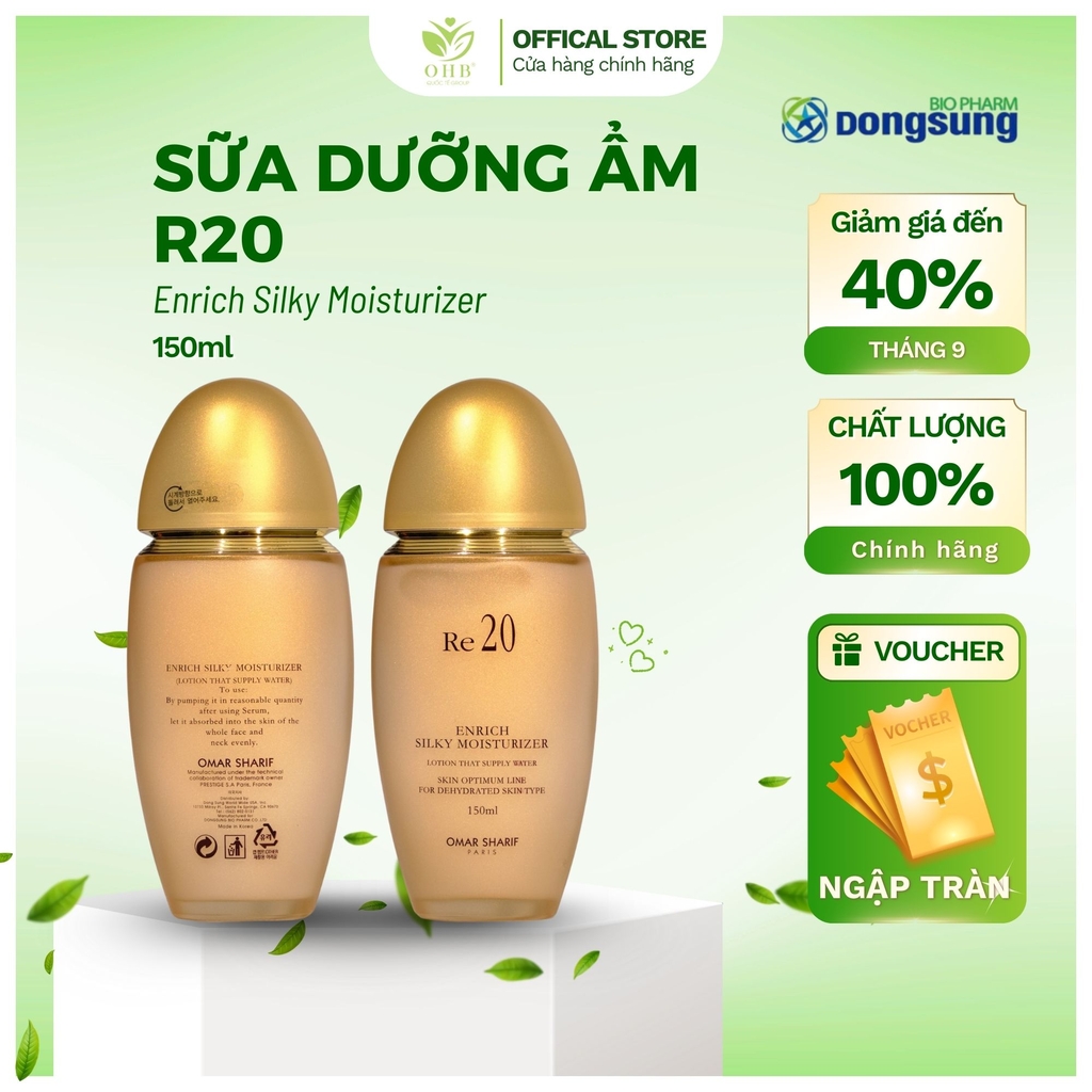 Sữa dưỡng ẩm R20 Enrich Silky Moisturizer - Dong Sung Cosmetic