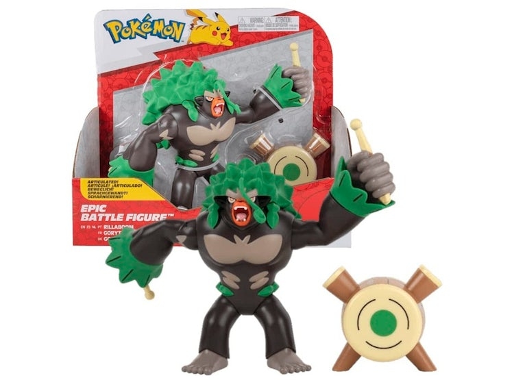 Rillaboom Action Figure - Pokemon Epic Battle Figure