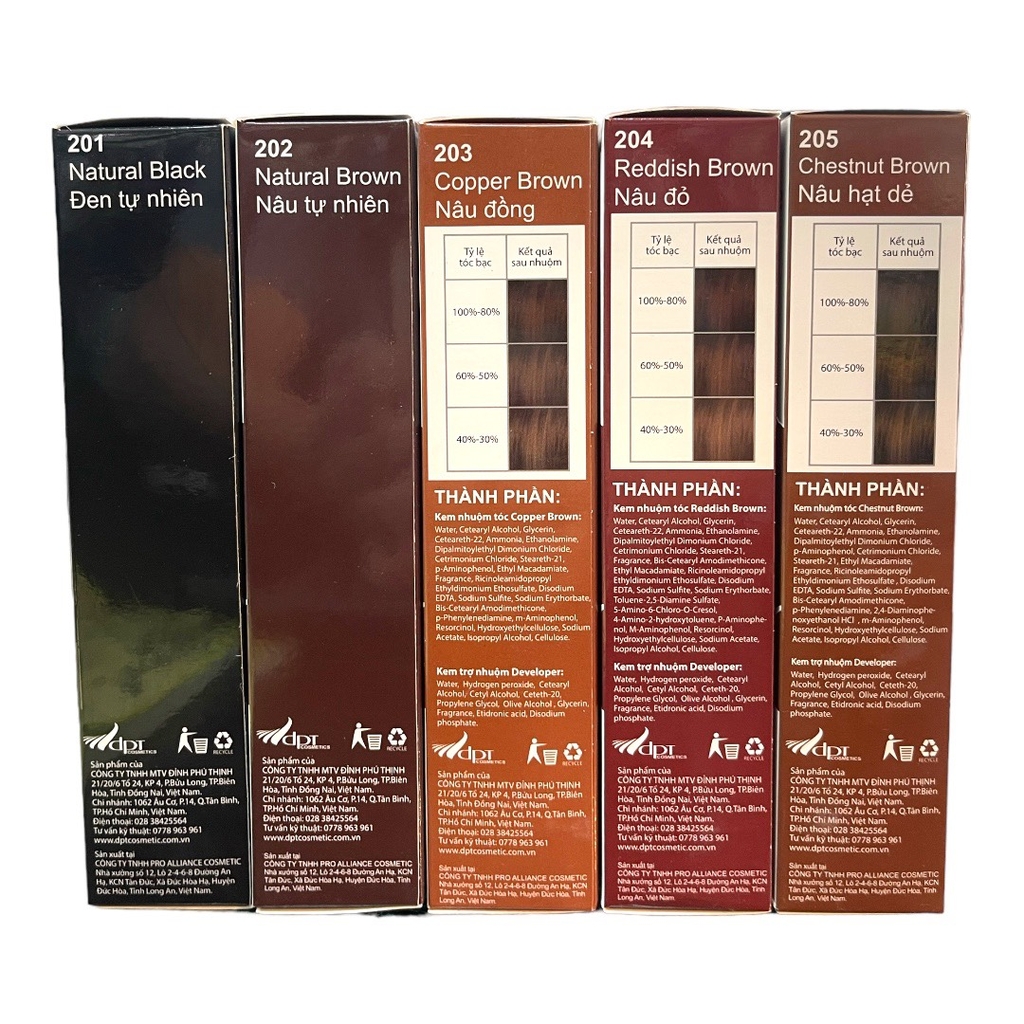 Thuốc Nhuộm Phủ Tóc Bạc Young