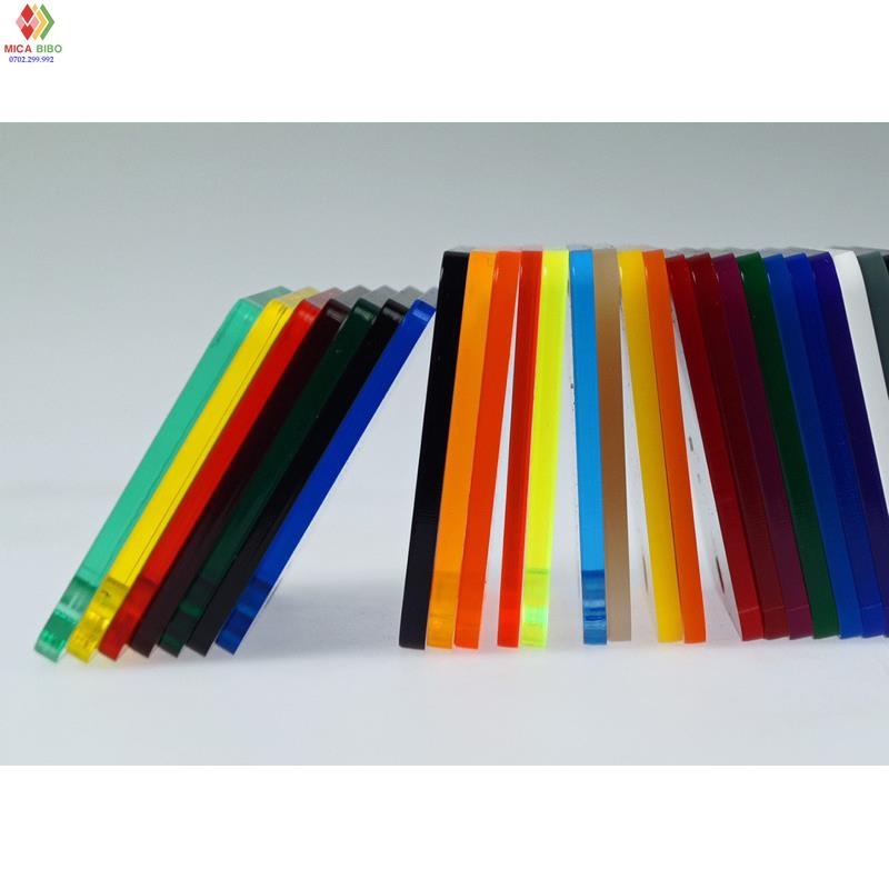 Thanh mica dày 3mm - nhiều kích thước - nhiều màu