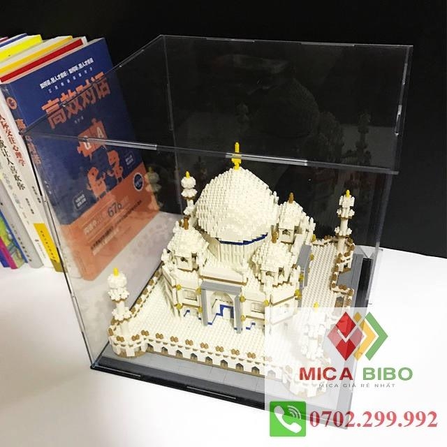 Hộp mica lắp ráp dài 75cm, rộng 25cm, cao 30cm, thiết kế theo yêu cầu