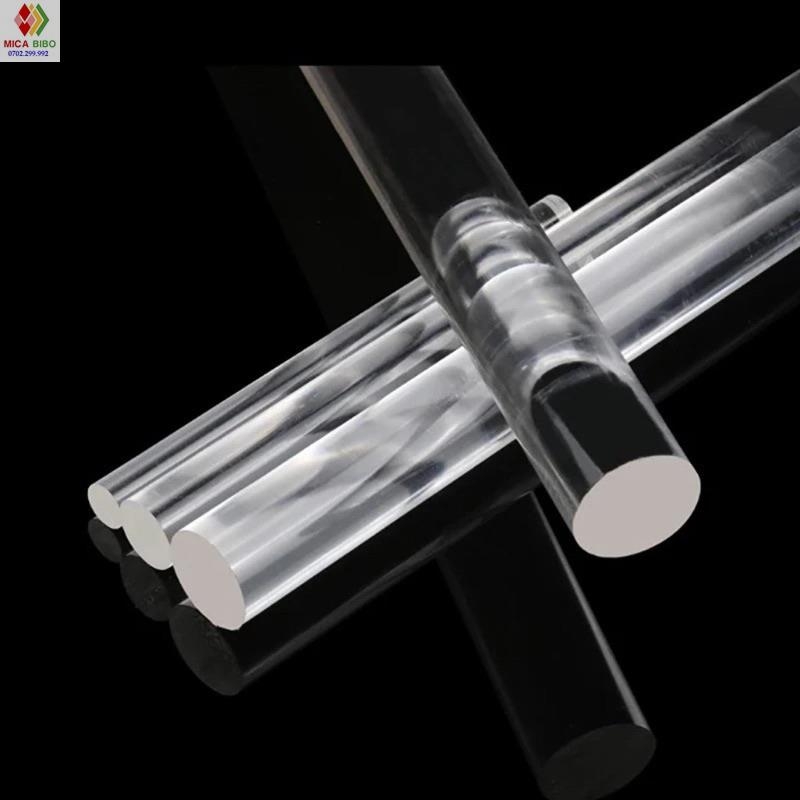 Trụ Mica, thanh trụ Mica Dày 30mm (3cm), Nhiều kích thước