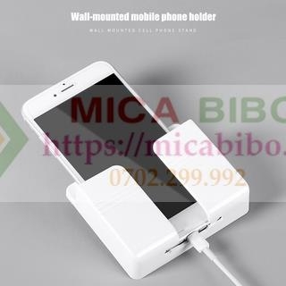 Hộp mica treo tường chuyên dùng đựng điện thoại đang sạc pin- Có nhiều màu