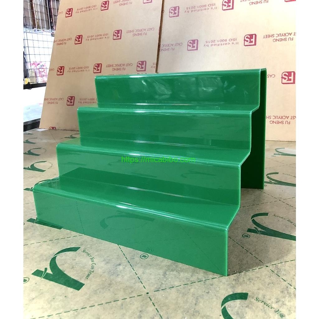 Kệ Mica trưng bày sản phẩm, Dày 3mm, trưng bày mô hình, quà tặng nhiều tầng WCF, figure dạng bậc thang, nhiều màu sắc