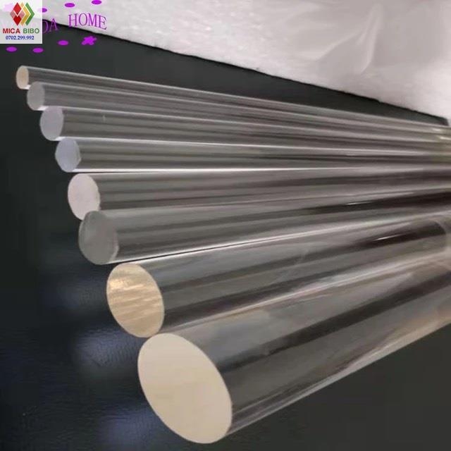 Trụ Mica, thanh trụ Mica Dày 4cm ( 40mm ), Nhiều kích thước