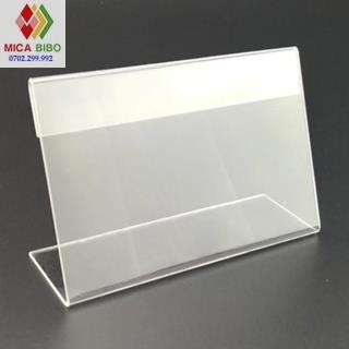 Menu mica hiển thị 1 mặt chữ L kích thước A3, A4, A5, A6, A7...