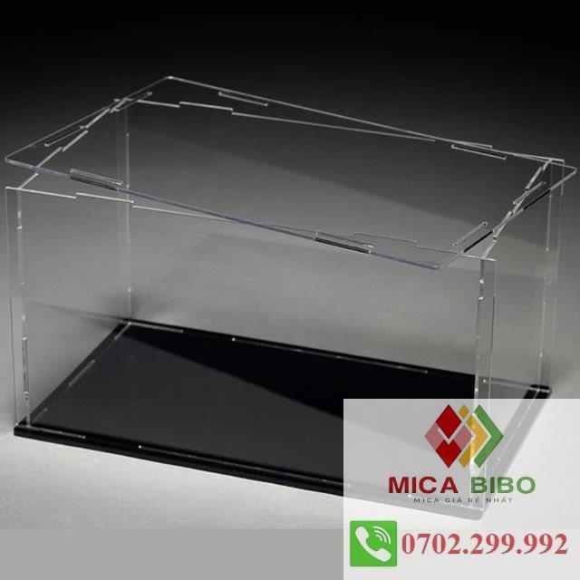Hộp trưng bày mô hình combo 6 tấm mica dùng làm hộp mica chống bụi trong suốt