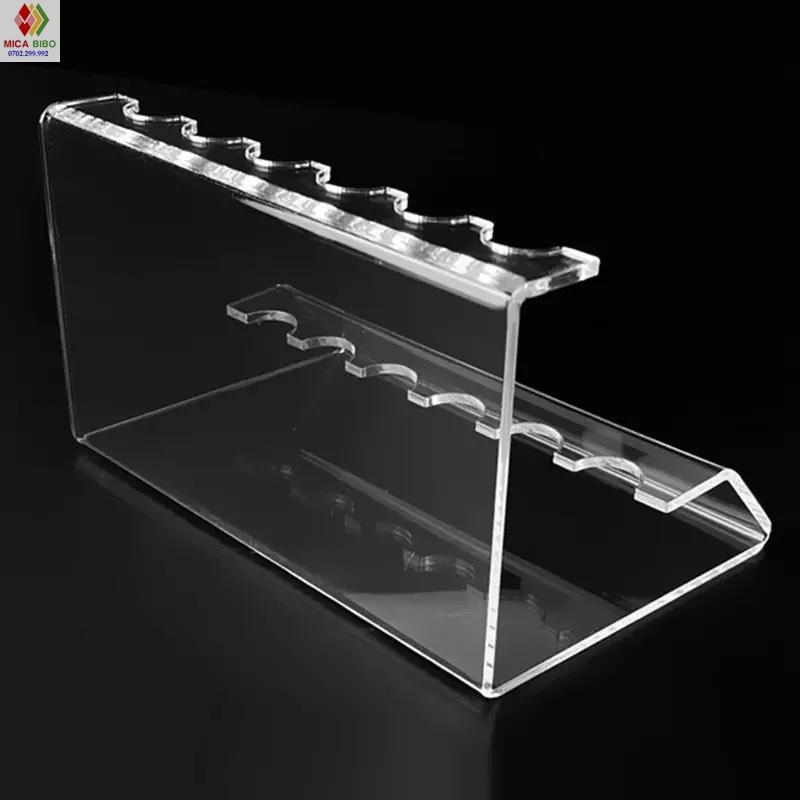 Kệ mica đựng bút viết, trưng bày sản phẩm