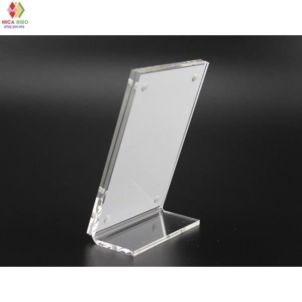 Menu mica L để bàn mặt có gắn nam châm tự dính kích thước A3, A4, A5, A6, A7...