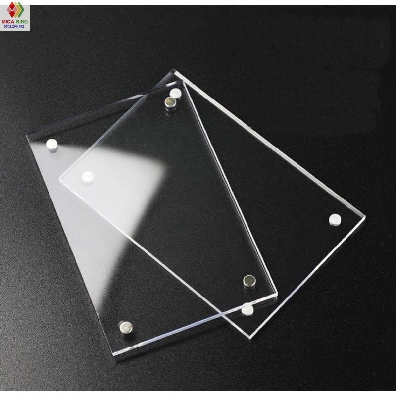 Khung ảnh để bàn/dán tường nam châm trang trí, bảo vệ, trưng bày ảnh photocard deco