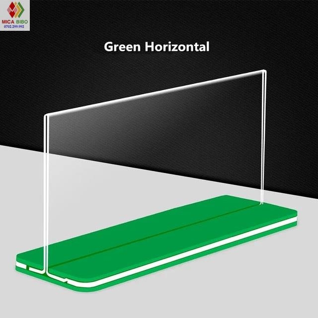 Menu mica A4 ngang 30x21cm, nhiều màu, Kệ menu đế lùa trong suốt, bảng mica đẹp