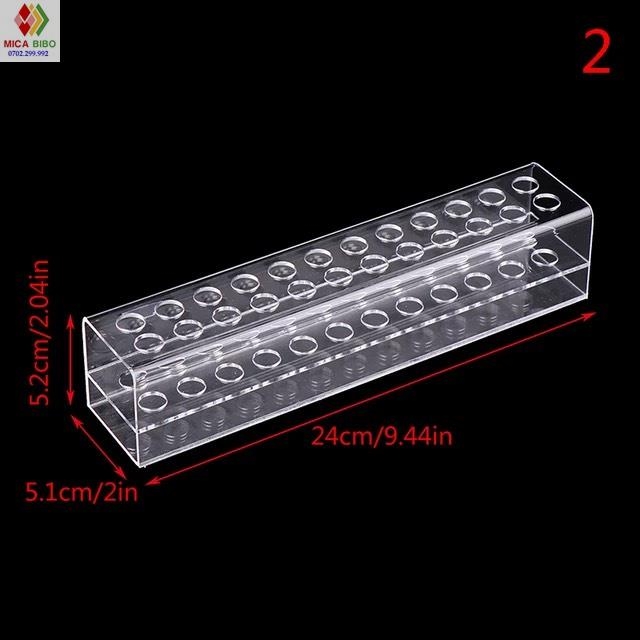 Kệ mica đựng bút viết, trưng bày mỹ phẩm