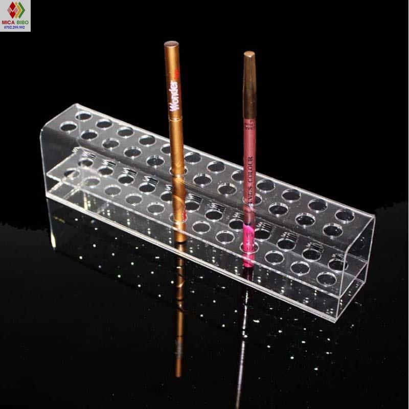 Kệ mica đựng bút viết, trưng bày mỹ phẩm