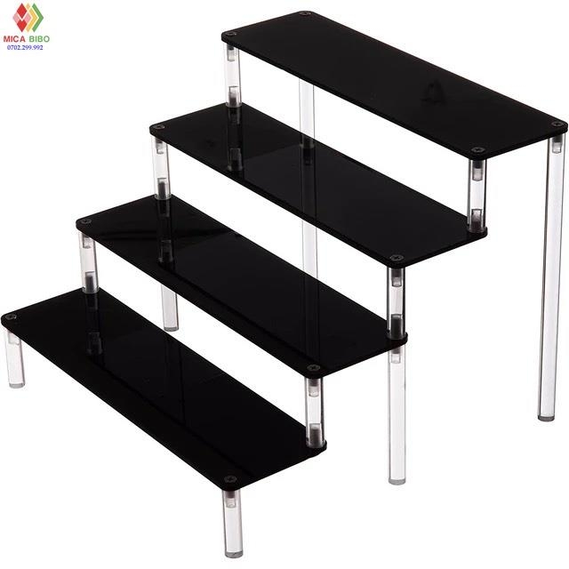 Kệ mica trưng bày nhiều tầng 20x8x5cm mỗi tầng - nhiều kích thước - nhiều màu