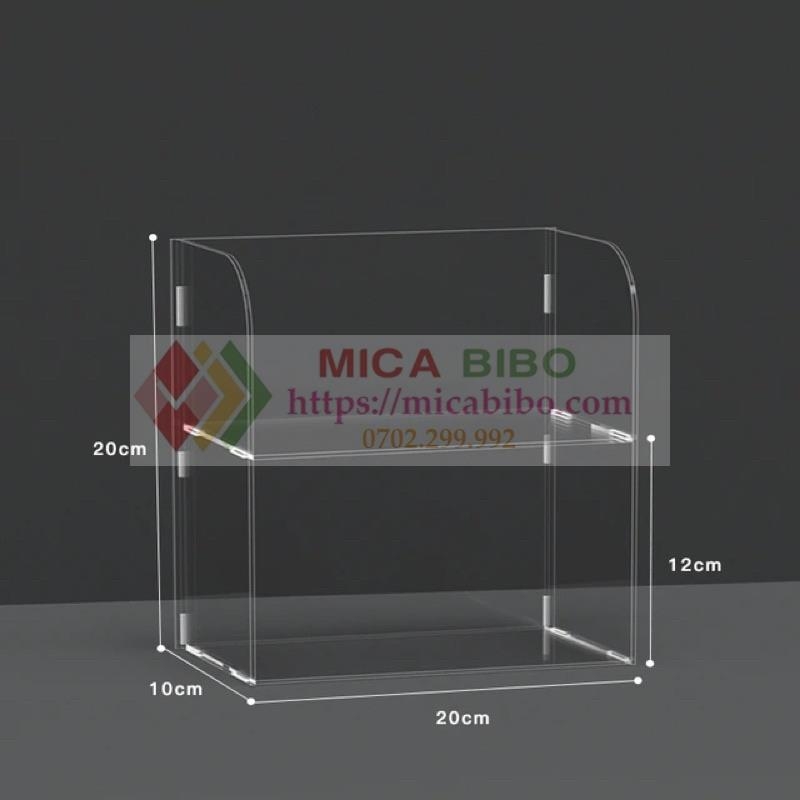 Tủ mica, hộp mica trưng bày sản phẩm, nhiều kích thước