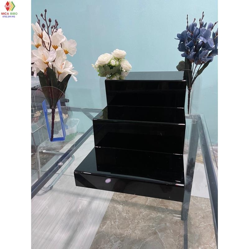 Kệ Mica trưng bày sản phẩm size lớn , mô hình, quà tặng nhiều tầng WCF, figure dạng bậc thang