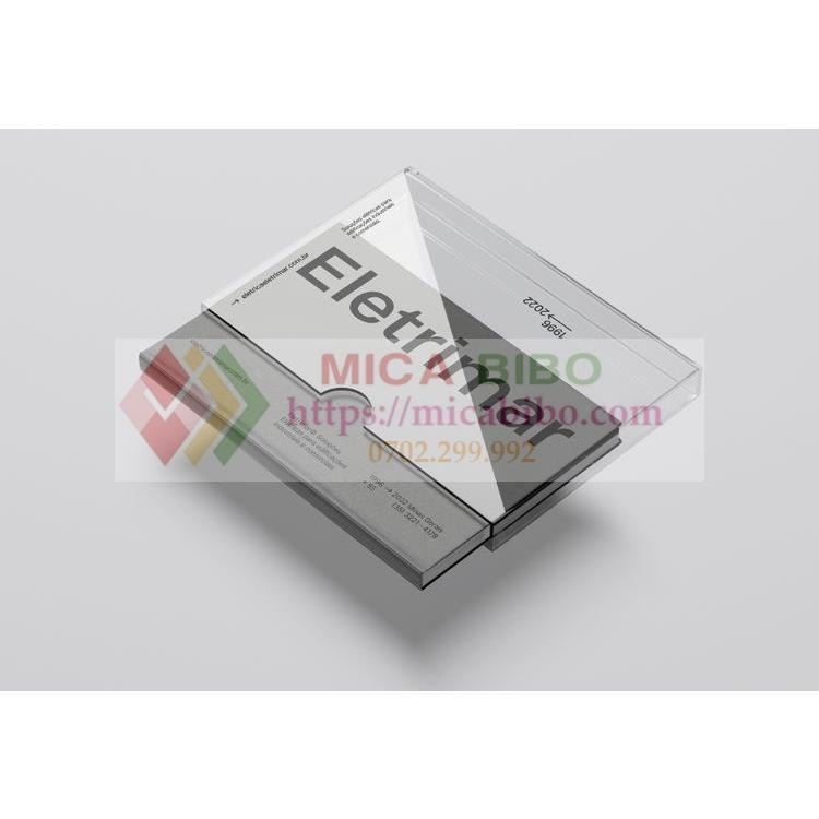 Hộp mica đựng sách, kích thước A4 A5 A6, Ngăn đựng 2,5cm