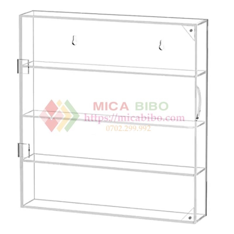 Hộp mica, Acrylic Cho Các Nhân Vật Pop Mini Treo Tường Hoặc Để Bàn, Hộp Bảo Quản Tủ
