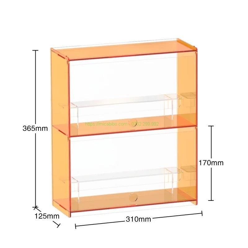Hộp mica trưng bày sản phẩm, mô hình, nước hoa, Mỹ phẩm