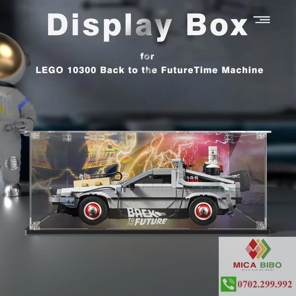 Hộp mica trưng bày Lego, lắp ráp, dày 3mm, nhiều kích thước.