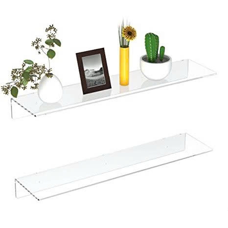 Kệ treo tường không cần đóng đinh kích thước 20x10 cm 3mm