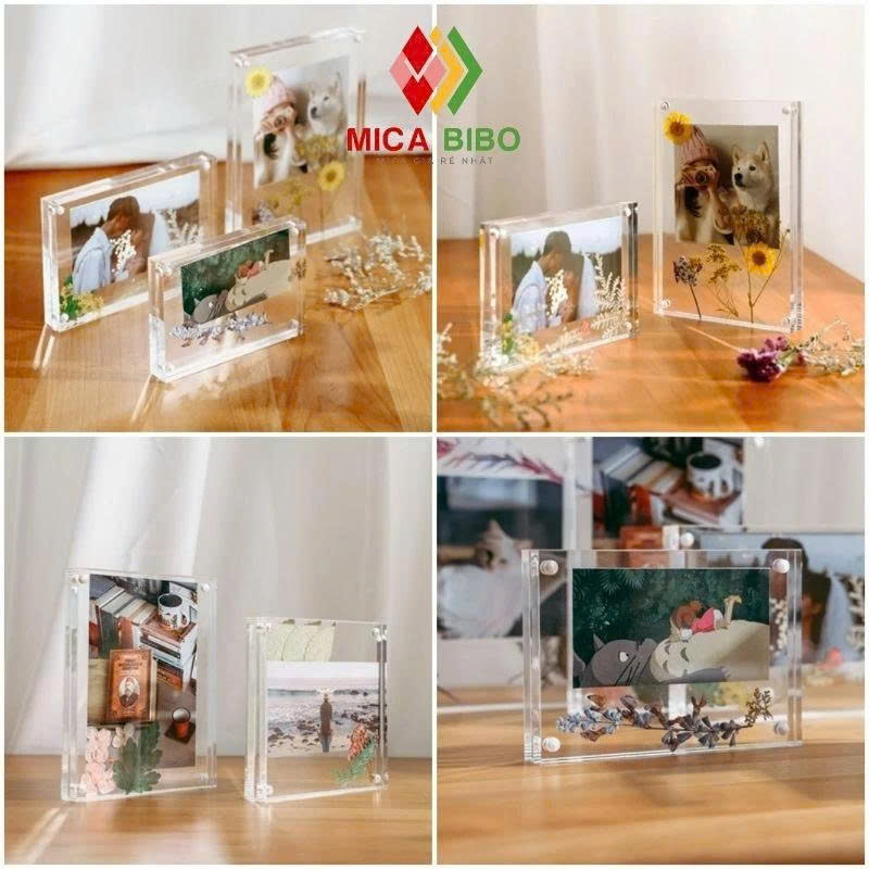 Khung Ảnh Bằng Acrylic Trong Suốt Đơn Giản Dùng Trang Trí Diy