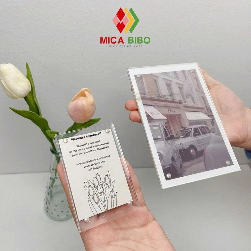 Khung Ảnh Bằng Acrylic Trong Suốt Đơn Giản Dùng Trang Trí Diy