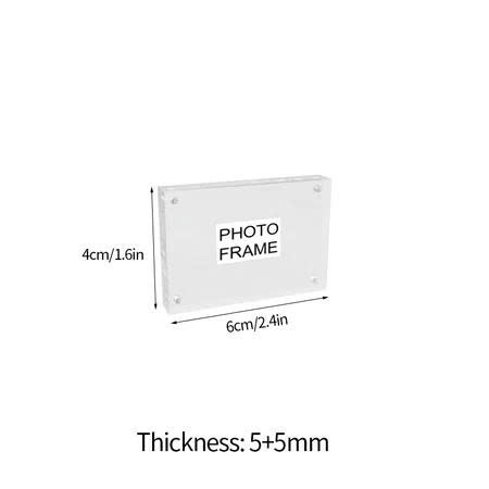 Khung Ảnh Bằng Acrylic Trong Suốt Đơn Giản Dùng Trang Trí Diy