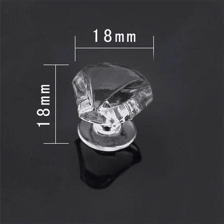 Tay nắm mica trong suốt