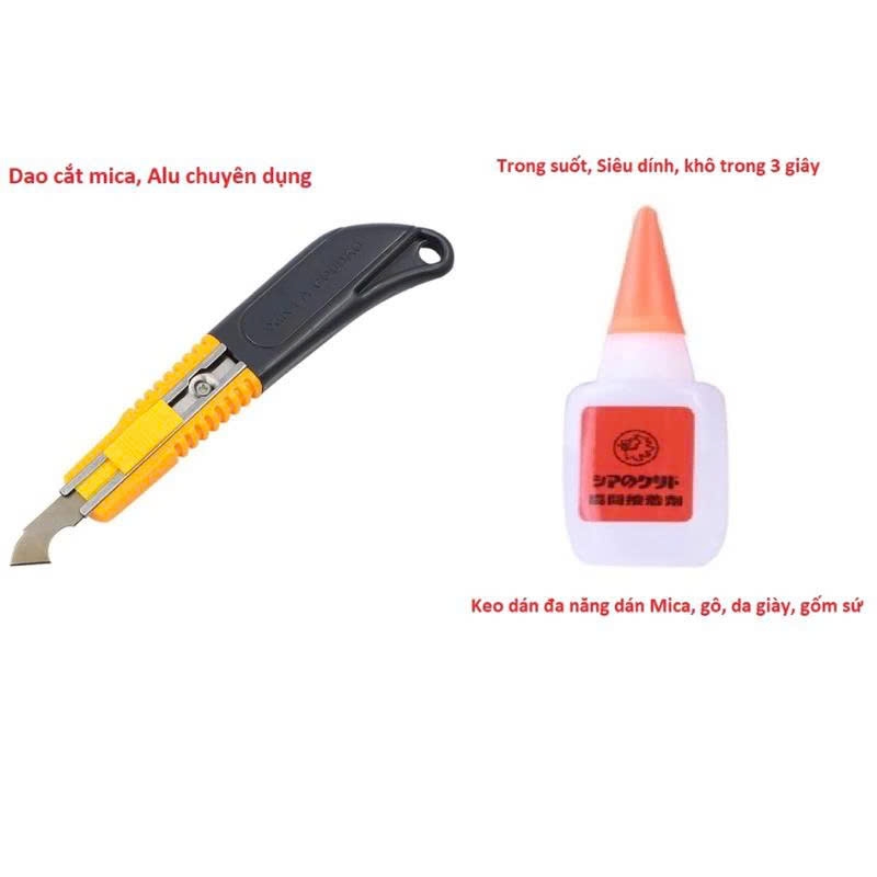 Dao cắt mica chuyên dụng tặng kèm 2 lưỡi dao dự phòng