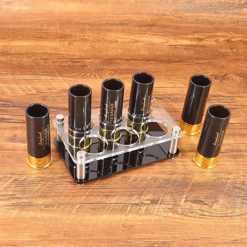 Giá đỡ, Khay ly rượu Mica dùng cho tiệc, quán bar, nhiều màu sắc