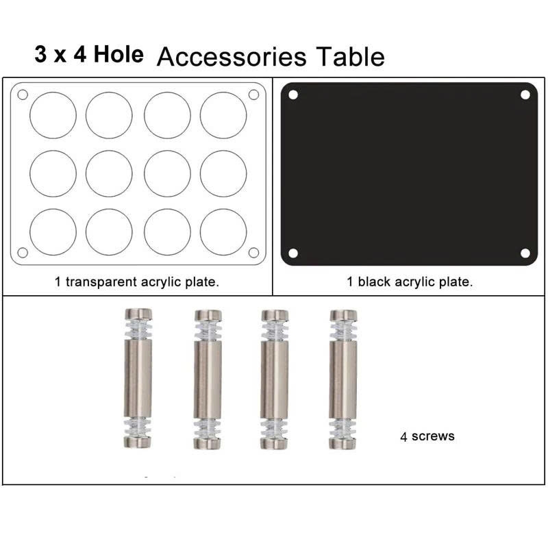 Khay ly rượu mica dùng cho quán bar, nhà hàng, tiệc cưới