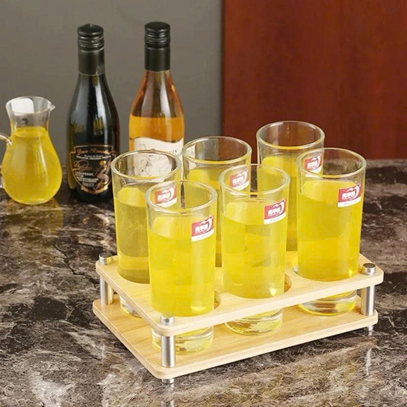 Giá đỡ gỗ, khay ly rượu, đồ dùng nhà bếp, tiệc Tùng, sinh Nhật